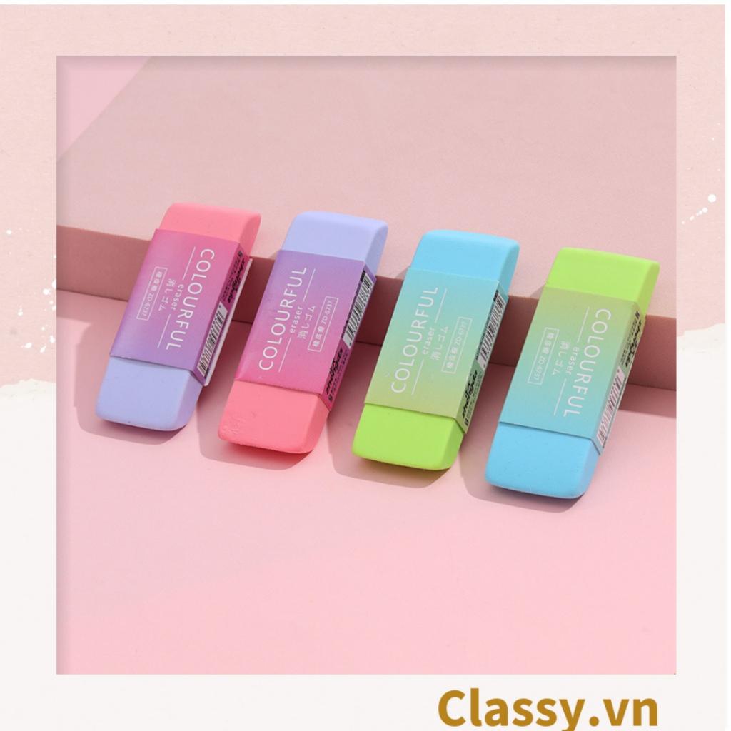 Gôm tẩy Classy hai đầu hai màu nổi bật, tiện lợi tẩy xóa vết bút chì PK1210