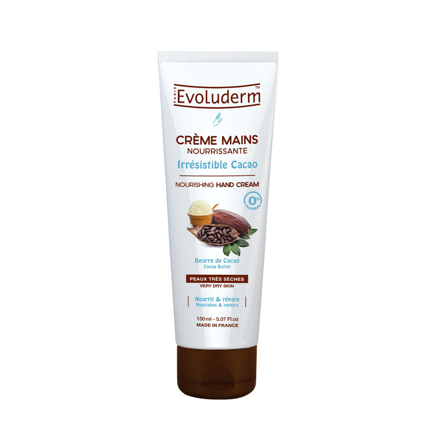 Kem dưỡng da tay Bơ Ca Cao Creme Mains Cacao Evoluderm 150ml - 10140