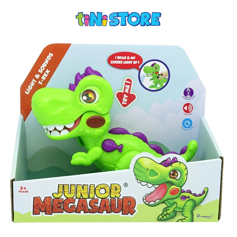 Đồ chơi khủng long T-rex có đèn và âm thanh Dragon Itoys