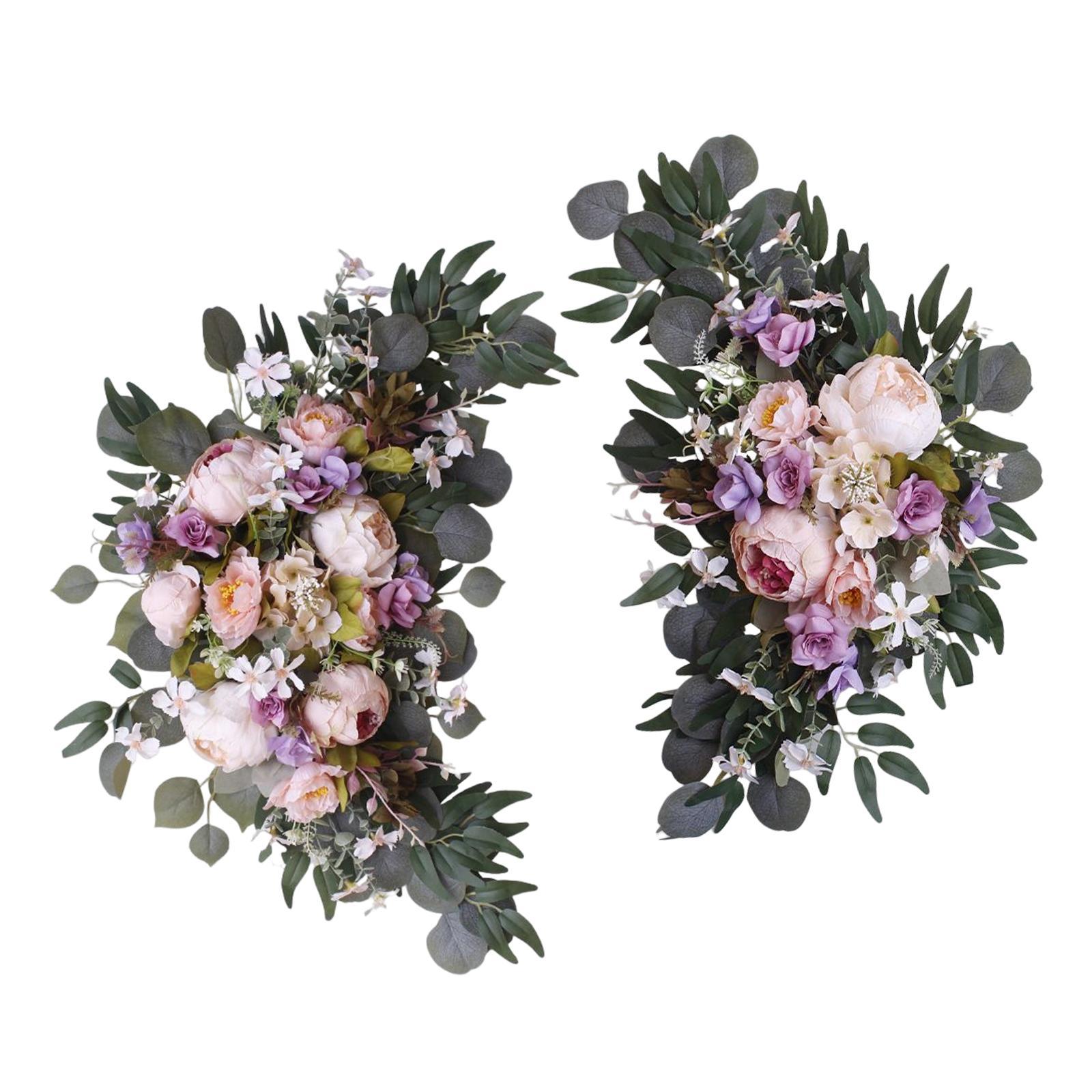 Wedding Arch Flowers Green Leaves Wedding Centerpiece for Door Decoration