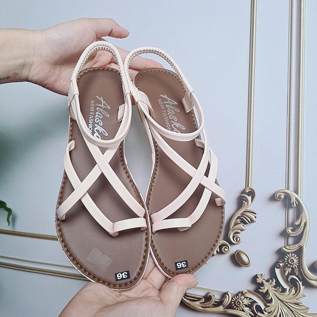 Giày sandal nữ sỏ ngón dây mảnh cắt điệu thời trang đi chơi đi biển