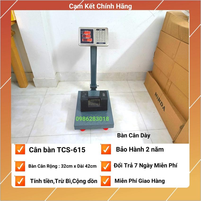 Cân điện tử cân bàn TCS - 615 ( 100KG &amp;amp; 150KG ) dùng cho cân hàng hóa kho bãi