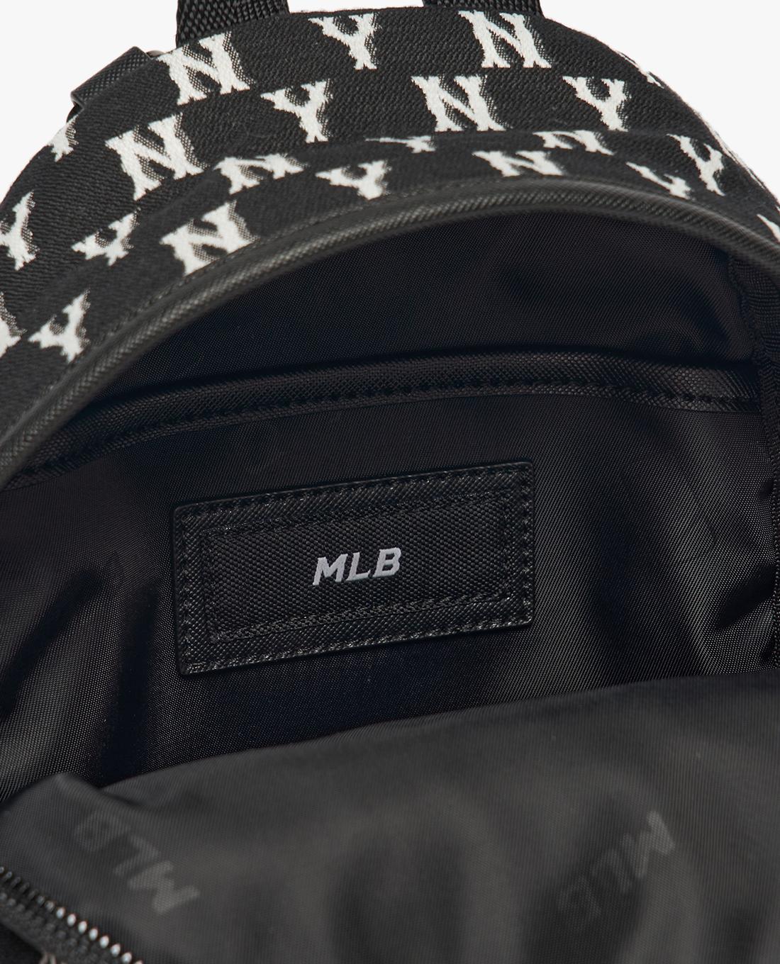 MLB - Balo mini phom chữ nhật Monogram Jacquard 3ABKS012N