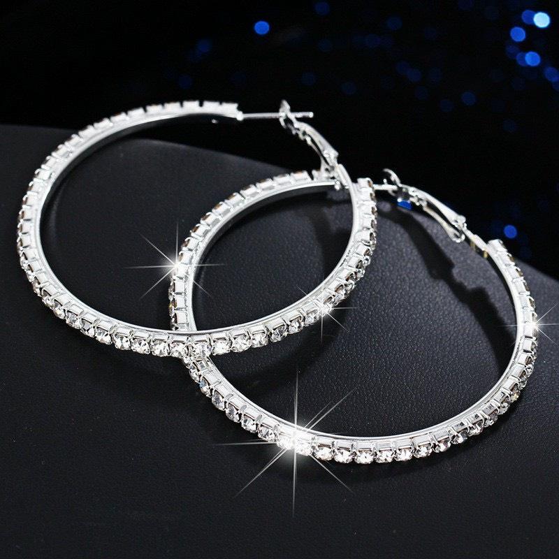 Bông tai thời trang nữ đính cườm lấp lánh BTAP TH211
