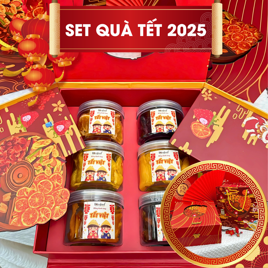 Set Quà Tết 2025 Cao Cấp - Hộp Quà Biếu Sang Trọng - Quà Tặng Doanh Nghiệp Đối Tác Gia Đình