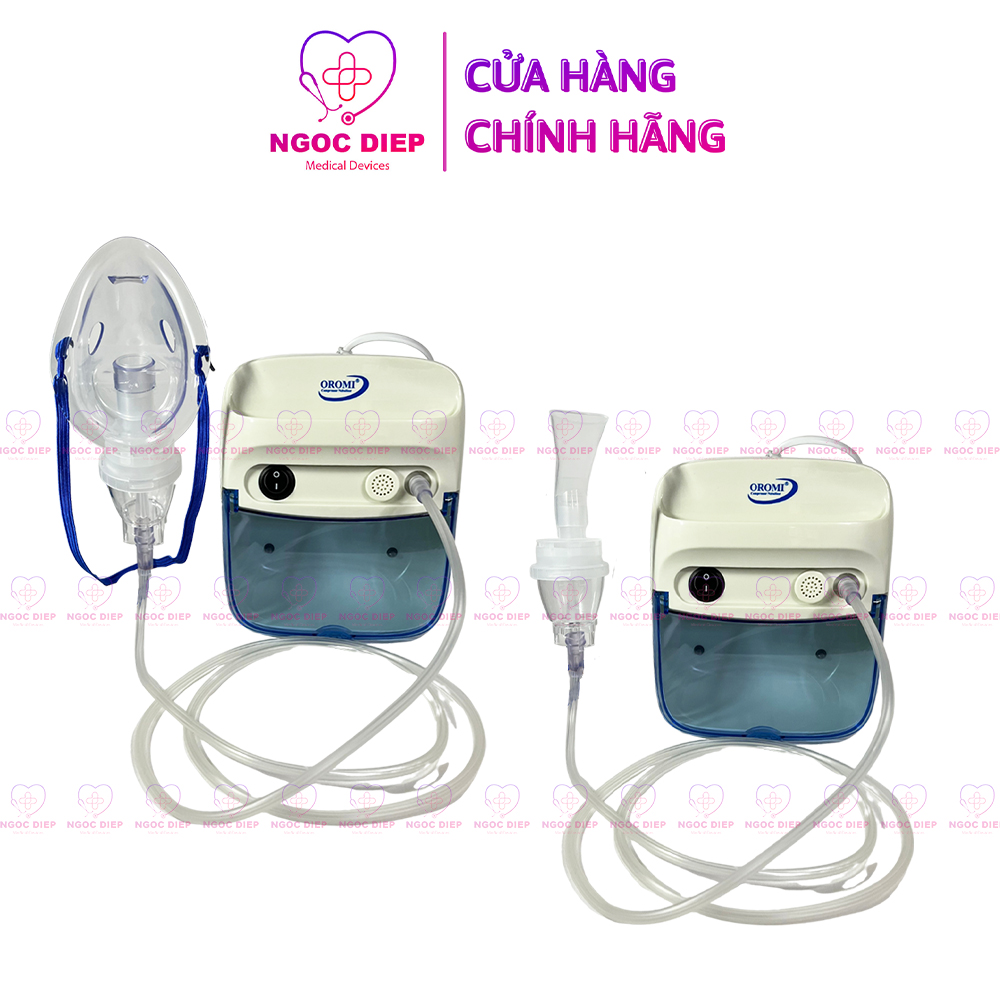 Máy xông khí dung OROMI TL-100-BG - Máy xông mũi họng cho trẻ em, người lớn - Hàng chính hãng