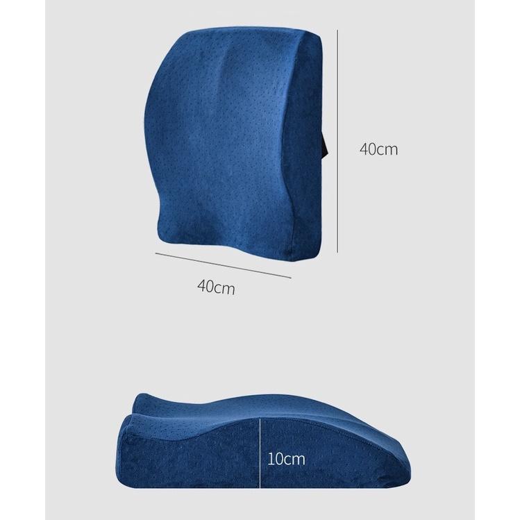 Gối Tựa Lưng Văn Phòng Cao Su Non Vải Lưới Thoáng Khí Memory FOAM SBK120