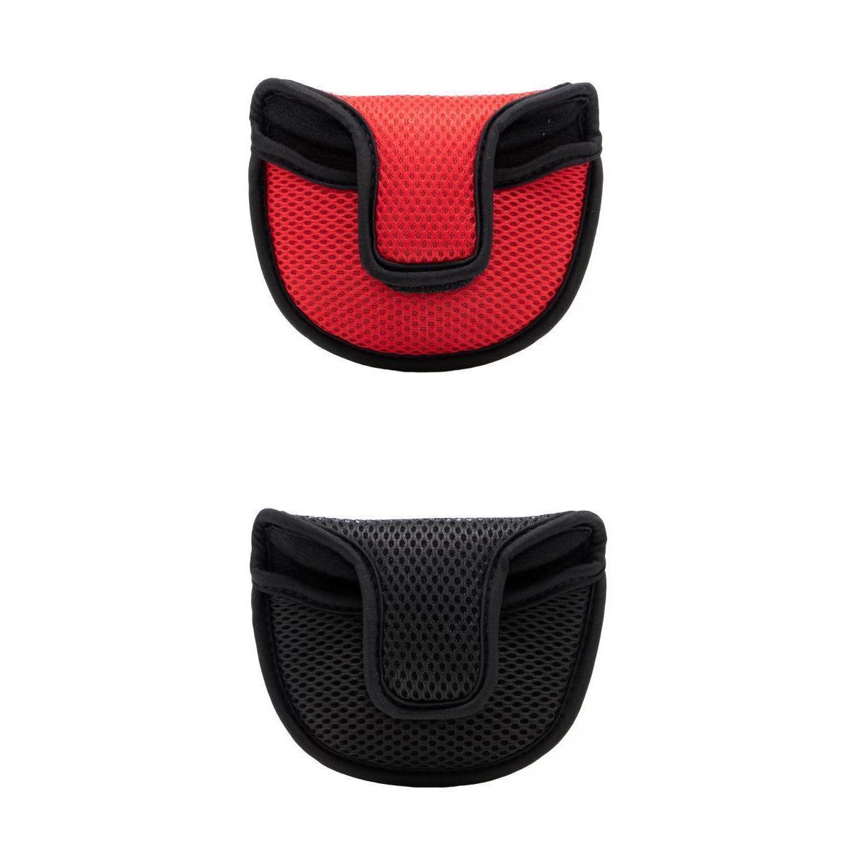 2pcs Durable Nylon Golf Putter Mallet Head Cover Headcover