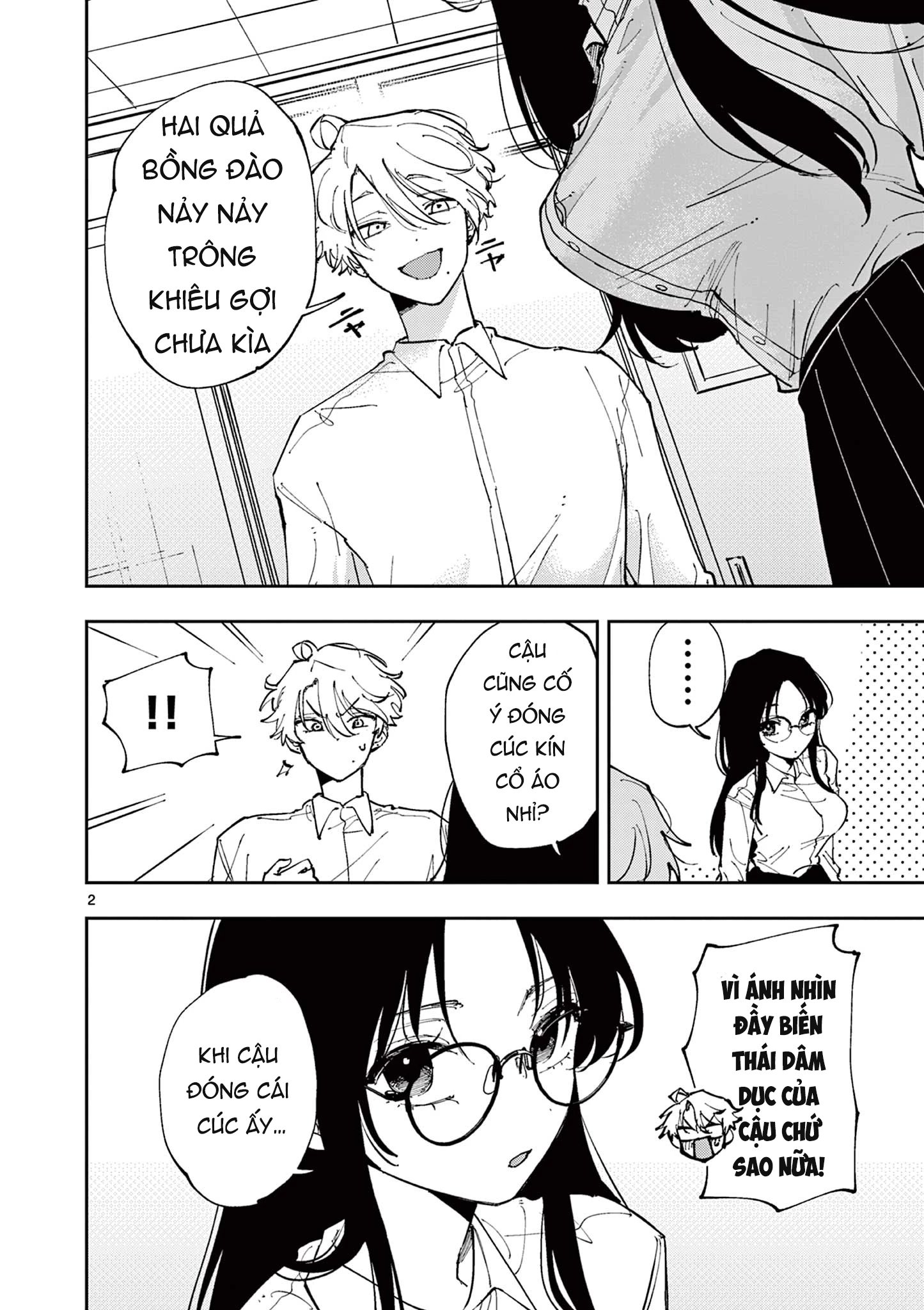 cậu bạn bàn bên cứ nhìn tôi bằng ánh mắt đó - tonari no seki no yatsu ga souiu me de mitekuru chapter 2 2