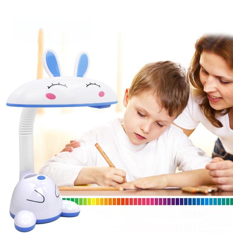 Đèn học để bàn chống cận hình tai thỏ cao cấp cho bé