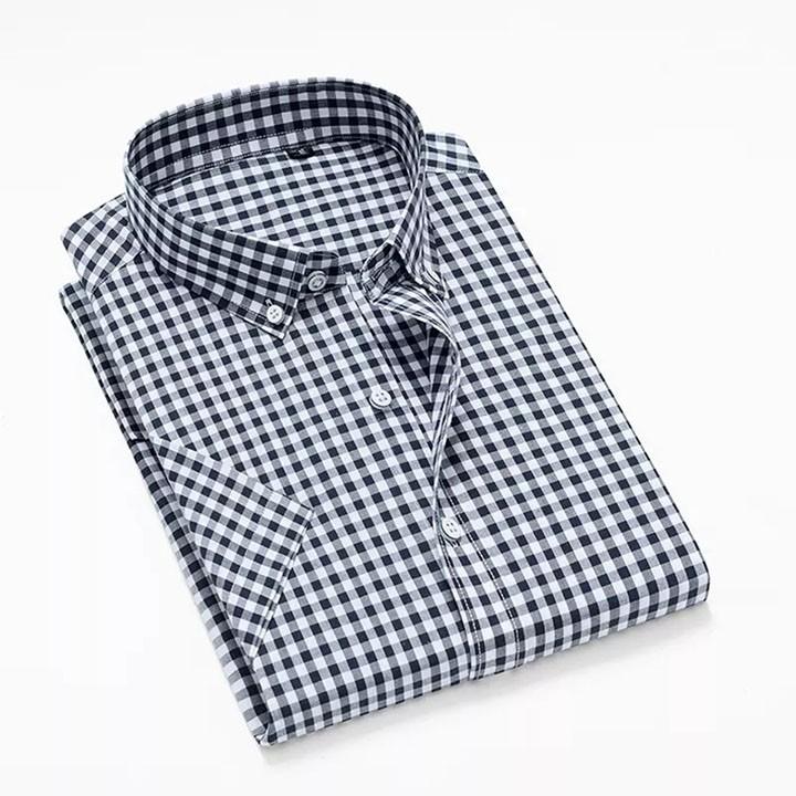 ÁO SƠ MI - ÁO SƠ MI CARO 3 MÀU CHỌN LỰA - CHẤT LIỆU LỤA THÔ CAO CẤP, MỀM MỊN, THẤM HÚT MỒ HÔI TỐT