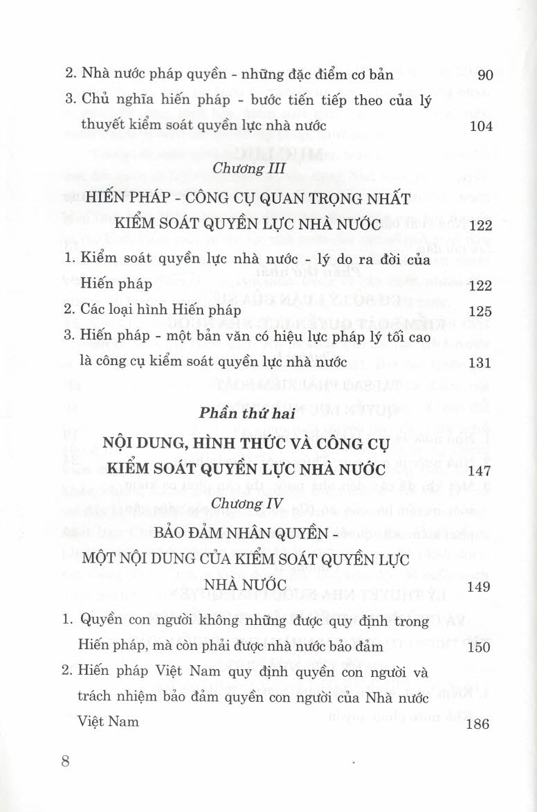 Kiểm Soát Quyền Lực Nhà Nước (Sách tham khảo) - Tái bản năm 2022 có sửa chữa, bổ sung