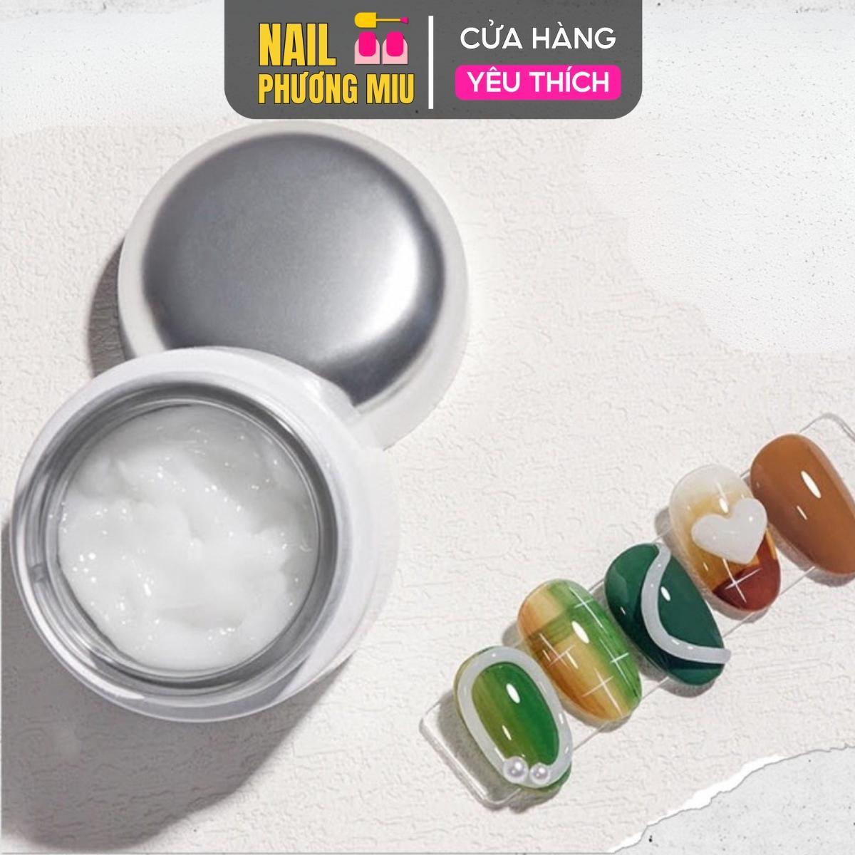 Gel Nặn Trắng ANNIES 20g Nặn Thú Nổi Nặn Hoa Nổi 3D Đa Năng Dễ Sử Dụng, Tạo Hình Dễ Dàng, Gel Đặc Khô Dẻo Mịn Không Bị Chảy, Không Dính Tay