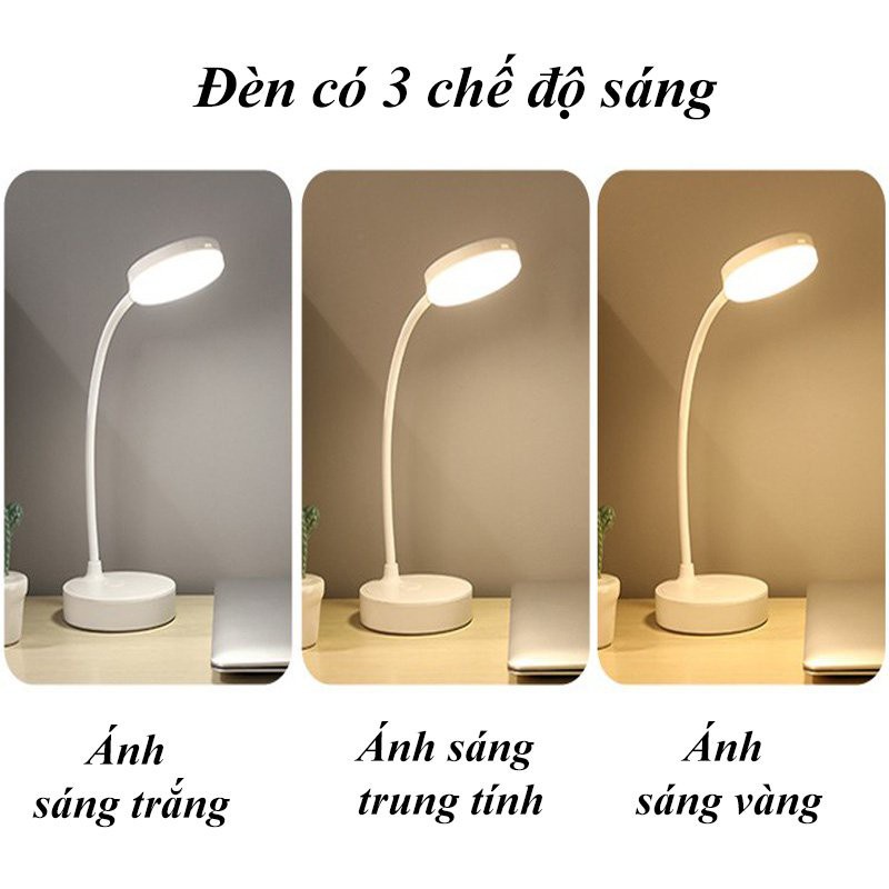 Đèn Học Chống Cận Để Bàn Xoay 360 Độ - Bóng Led Đèn Để Bàn Xoay 360 Độ - Đèn Học, Đèn Làm Việc