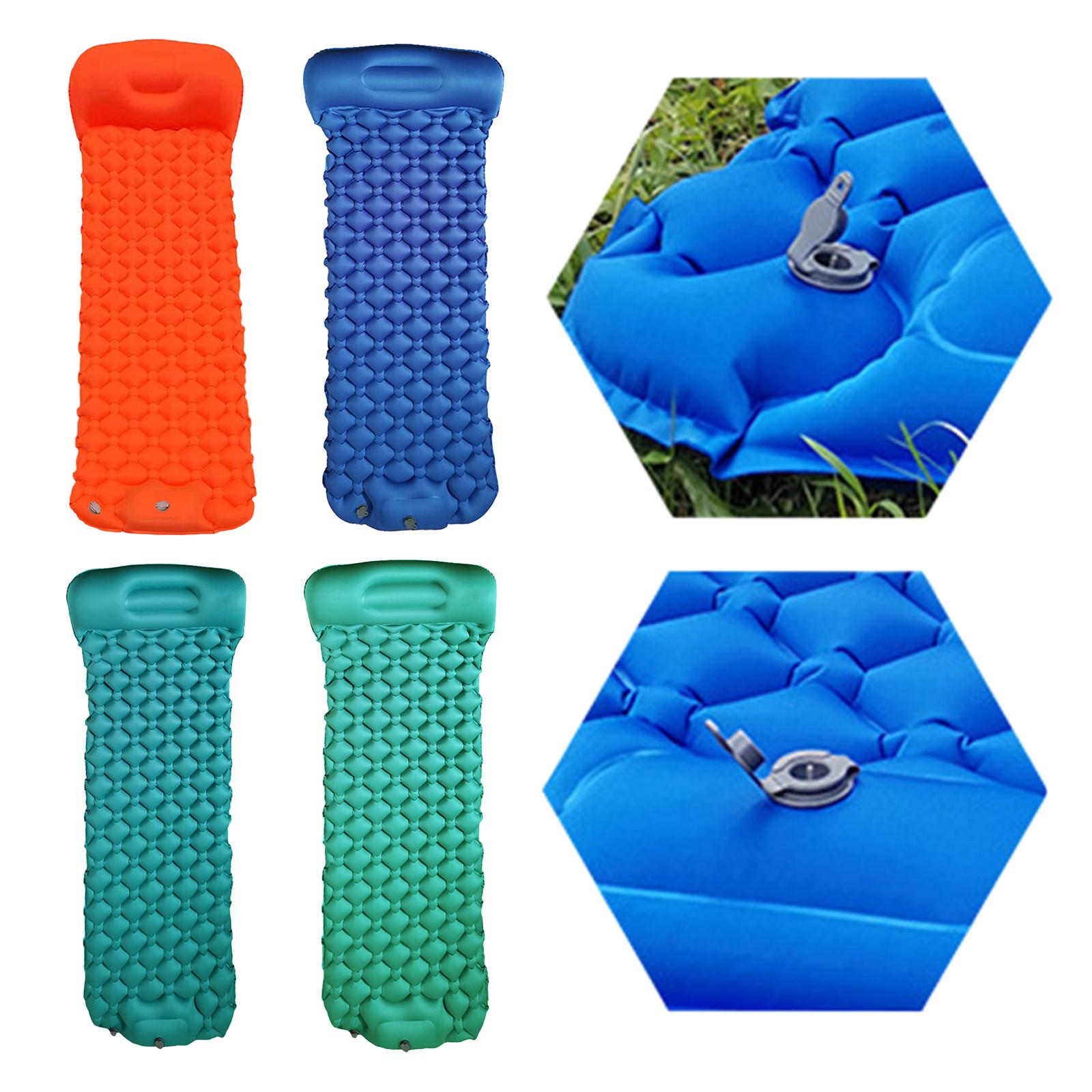 Camping Inflatable Sleeping Pad Tent Mat Cushion Air Mattress