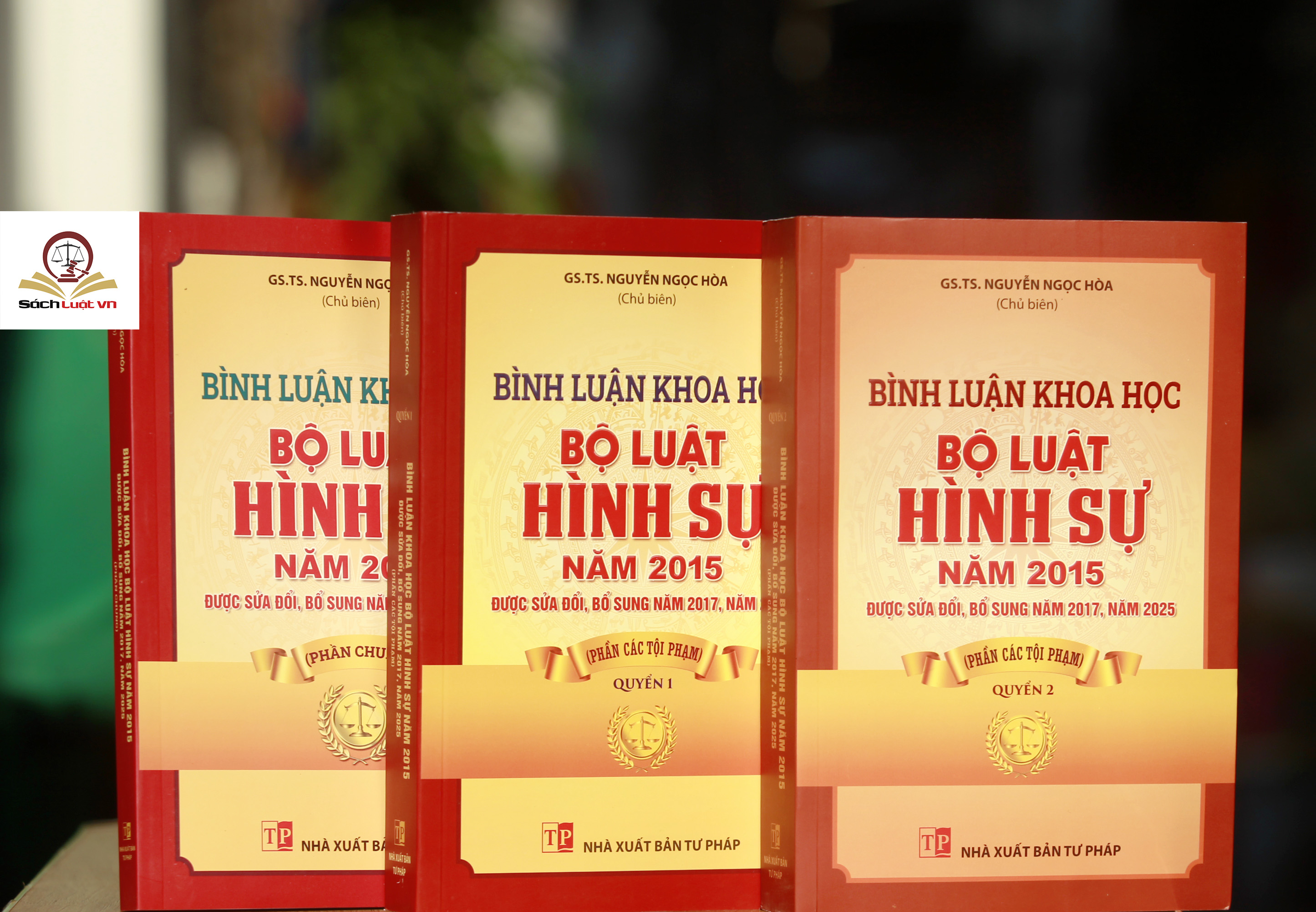 Combo 3 Cuốn Bình Luận Khoa Học Bộ Luật Hình Sự 2015 Được Sửa Đổi, Bổ Sung Năm 2017 Phần Chung  Phần Các Tội Phạm - Quyển 1  Phần Các Tội Phạm - Quyển 2