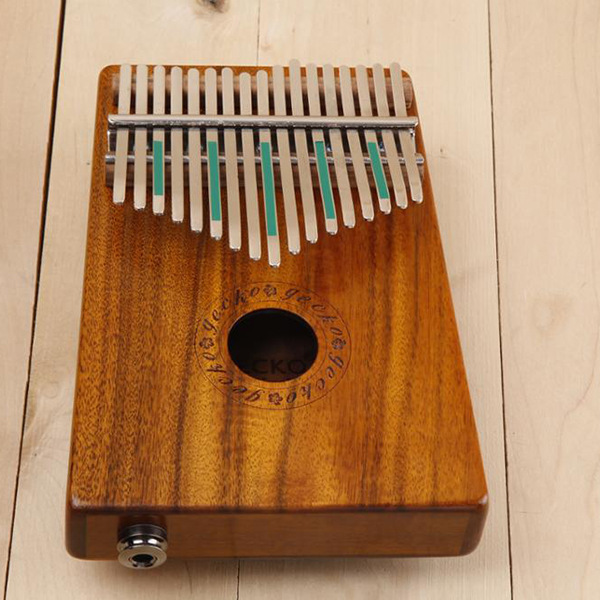 Đàn Kalimba 17 Phím Gỗ Koa Gecko K17KEQ Kèm Hộp Đựng (Có EQ)