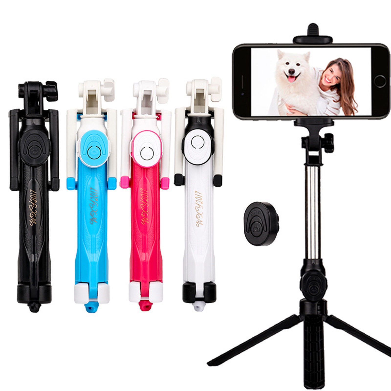 Gậy tự sướng bluetooth 3 chân tripod - Hàng chính hãng