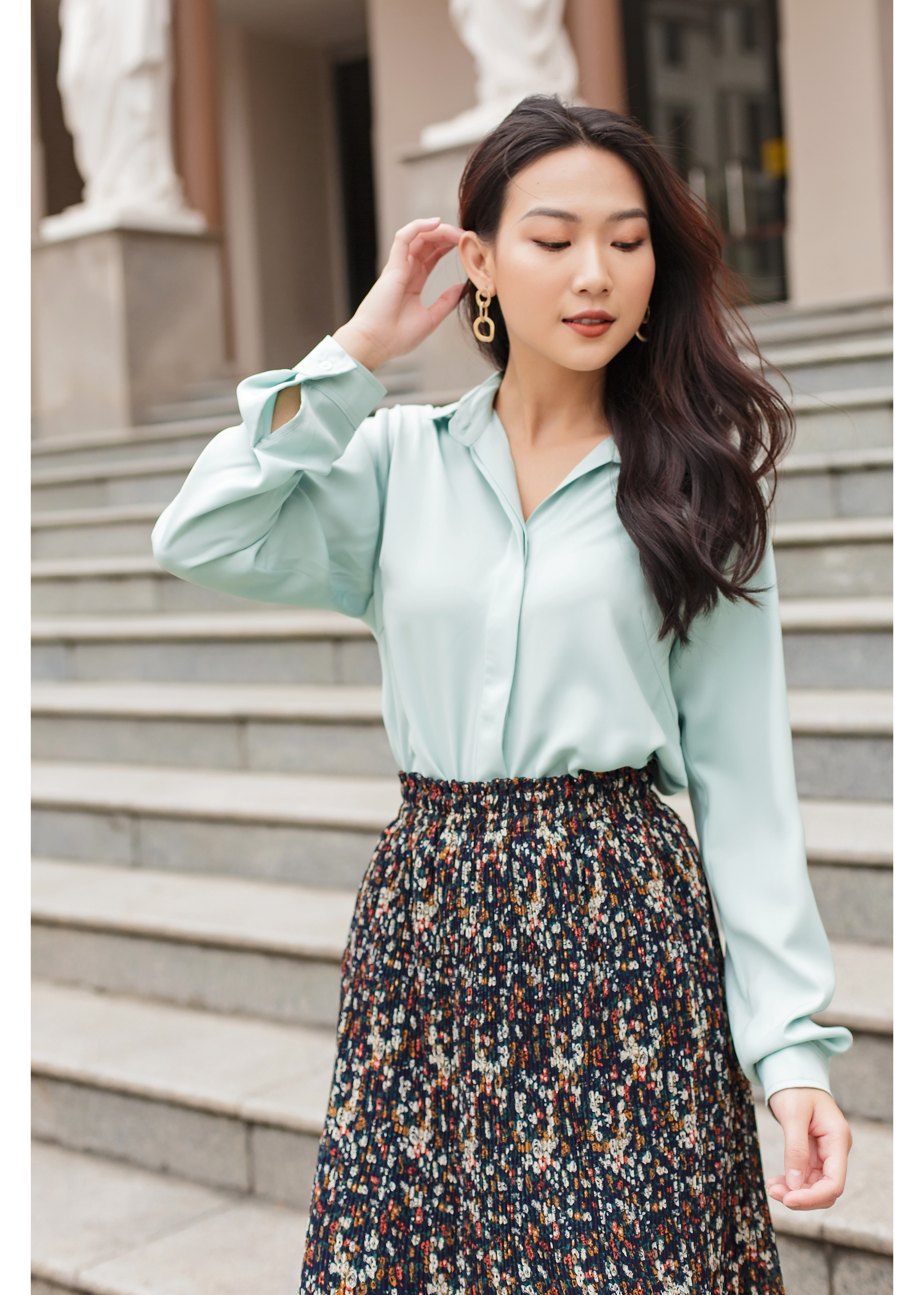 Áo sơ mi lụa