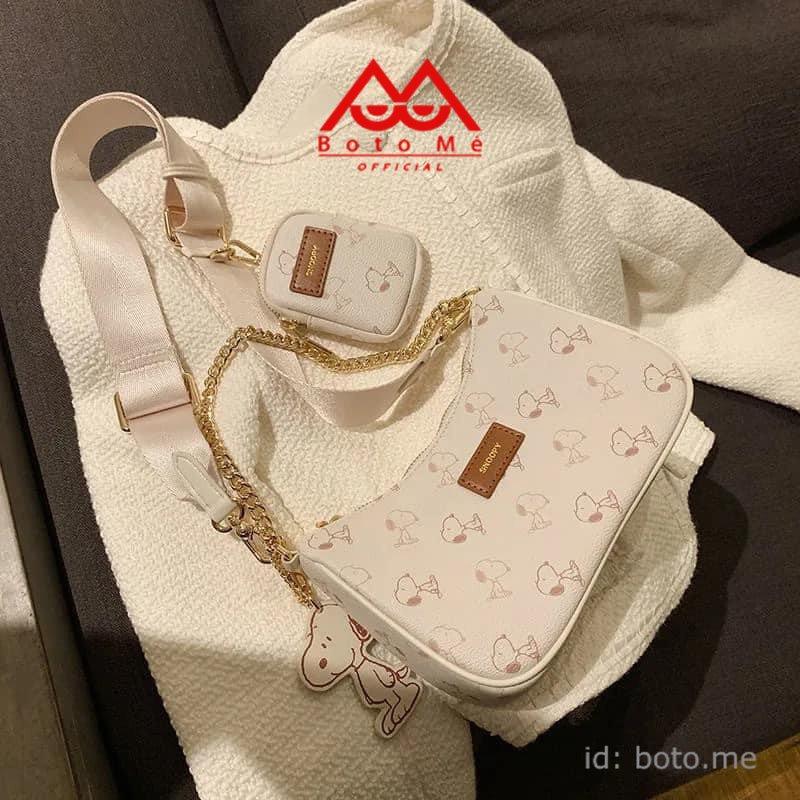 Sét 2 món Túi Xách Kèm Ví Nữ Mini Đeo Chéo Cao Cấp Phong Cách Cá Tính Rẻ Đẹp Siêu HOT