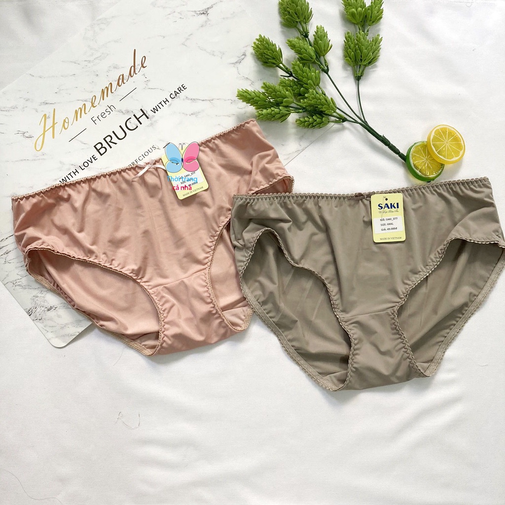 Quần lót nữ size từ 70-82kg thun lạnh Hàng Việt Nam Saki - Bigsize34xl