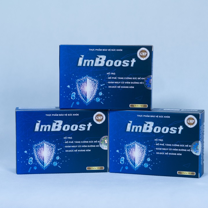 Imboost Tăng cường sức đề kháng Liệu Trình 1 Tháng 4 Hộp (30 viên)