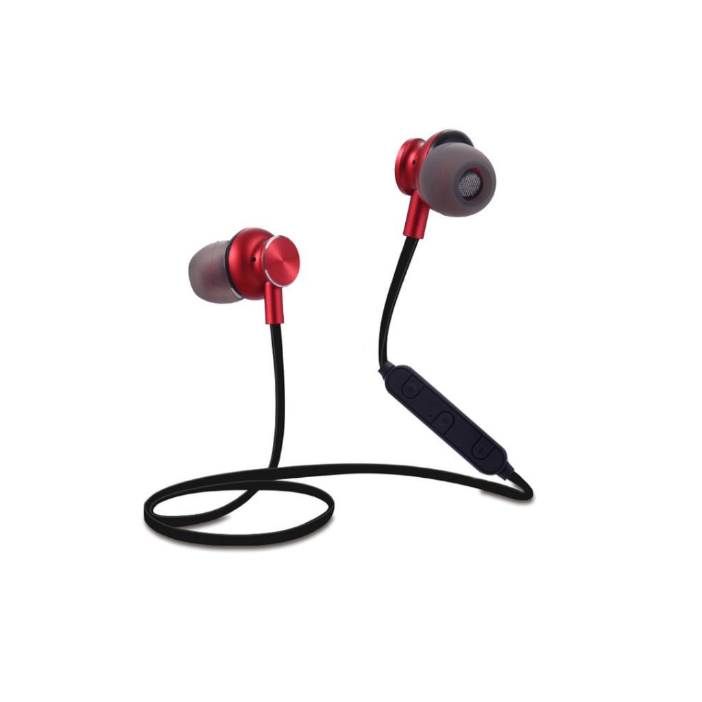 Wireless Bluetooth Headphones Magnetic Connection Earbuds with Mic