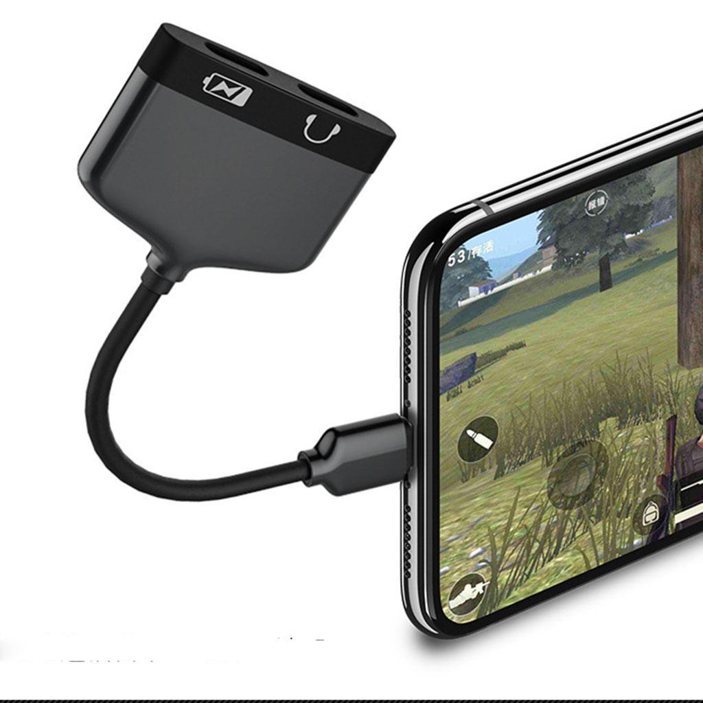 2 in 1 Headphone Audio Adapter Charging Cable for  7 8 X