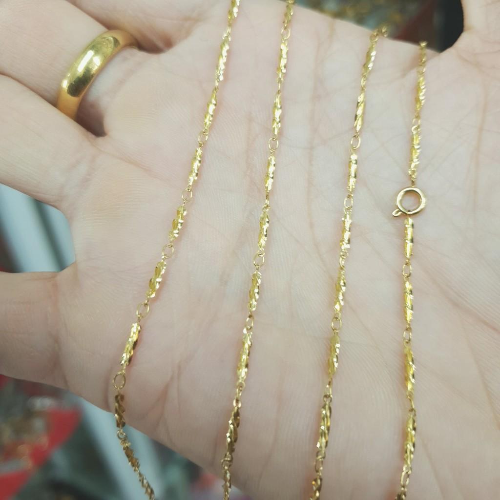 Dây Chuyền Nữ Trúc Xoăn Cao Cấp-Dùng lâu dài tắm rửa thoải mái không đen