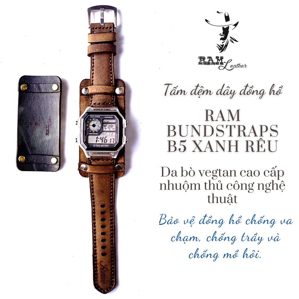 Tấm Bundstrap da bò vegtan B5 - RAM