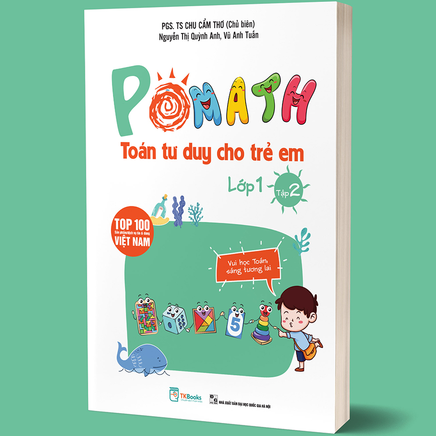 Pomath Toán Tư Duy Cho Trẻ Em Lớp 1 - Tập 2