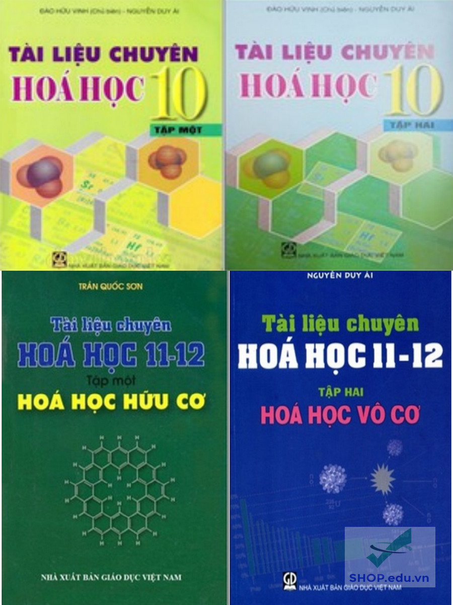 Combo: Tài liệu chuyên hóa học 11 và 12 (2 cuốn)