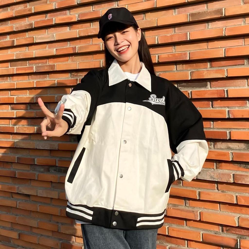 Áo Khoác Bomber BOB Jacket Form Rộng Vải Khaki Dày Dặn Phong Cách Ulzzang Unisex