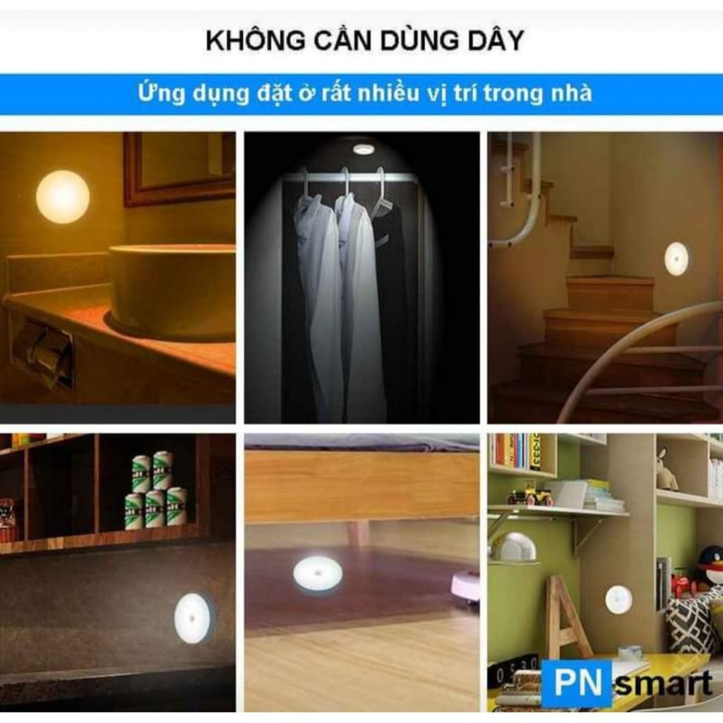 Đèn LED Cảm Ứng Sử Dụng Pin Tự Động Phát Sáng Khi Có Người Di Chuyển