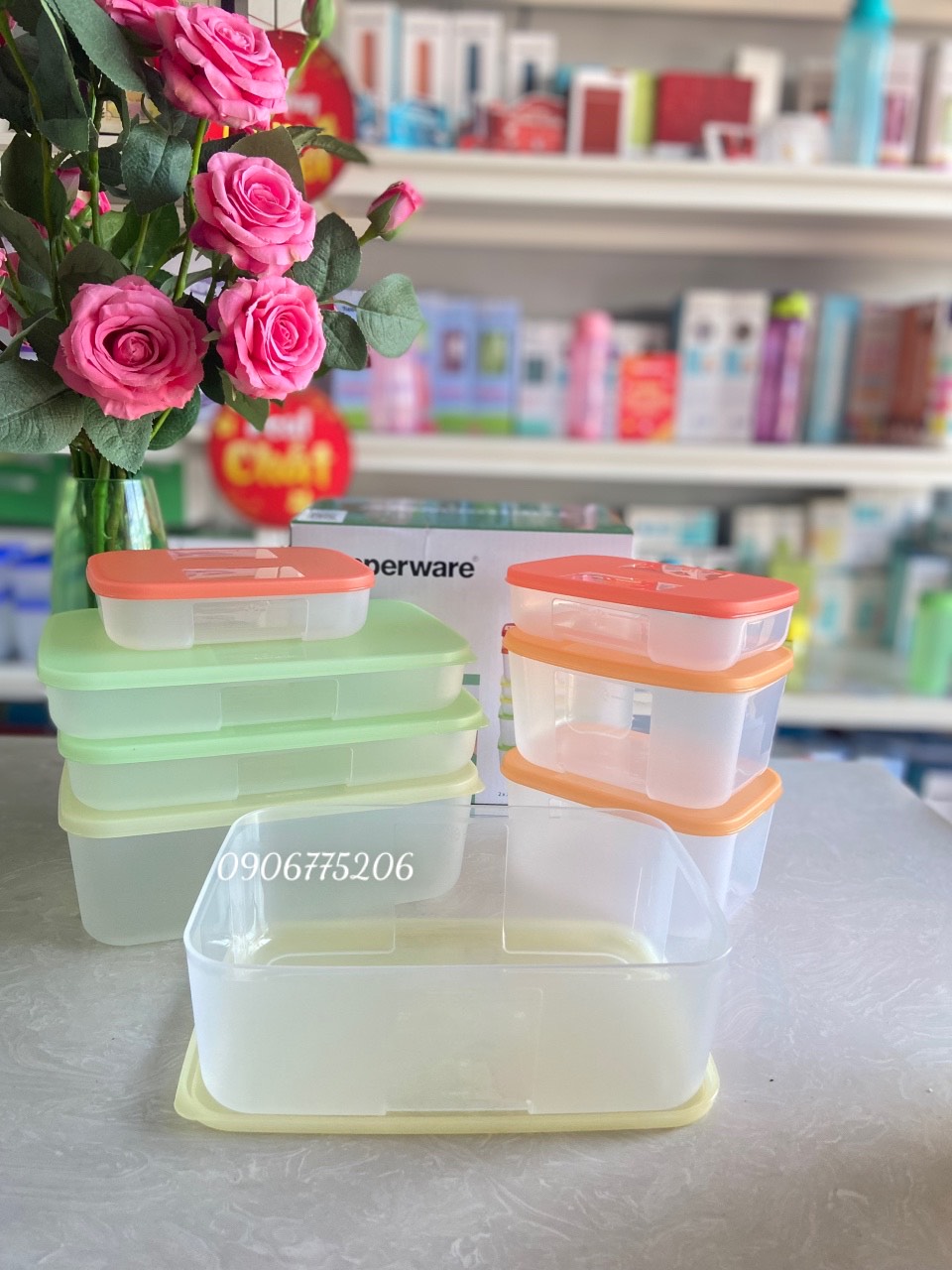 Bộ Trữ Đông Tupperware Freezermate Colorful Set 8