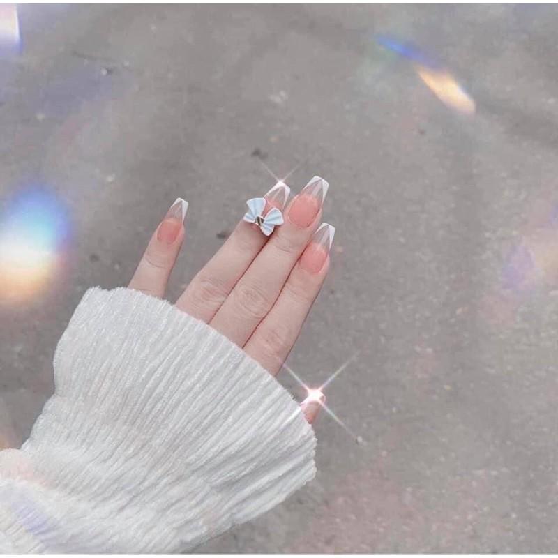 Charm nail - Nơ bột gắn móng tay xinh xắn