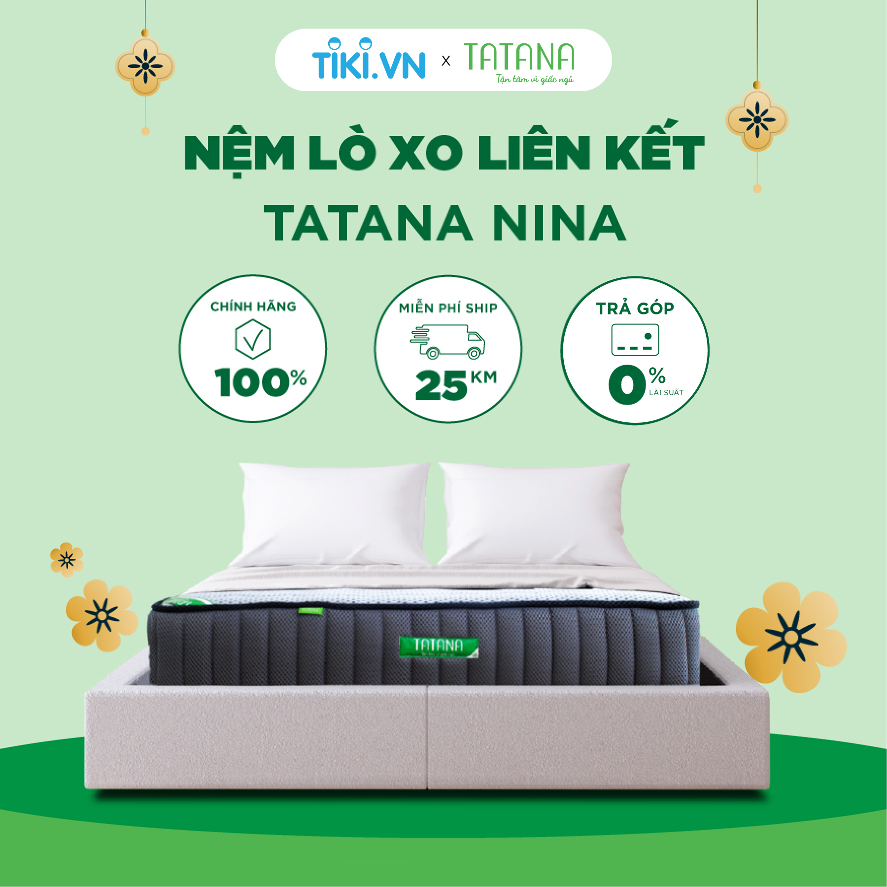 Nệm Lò Xo Tatana Nina