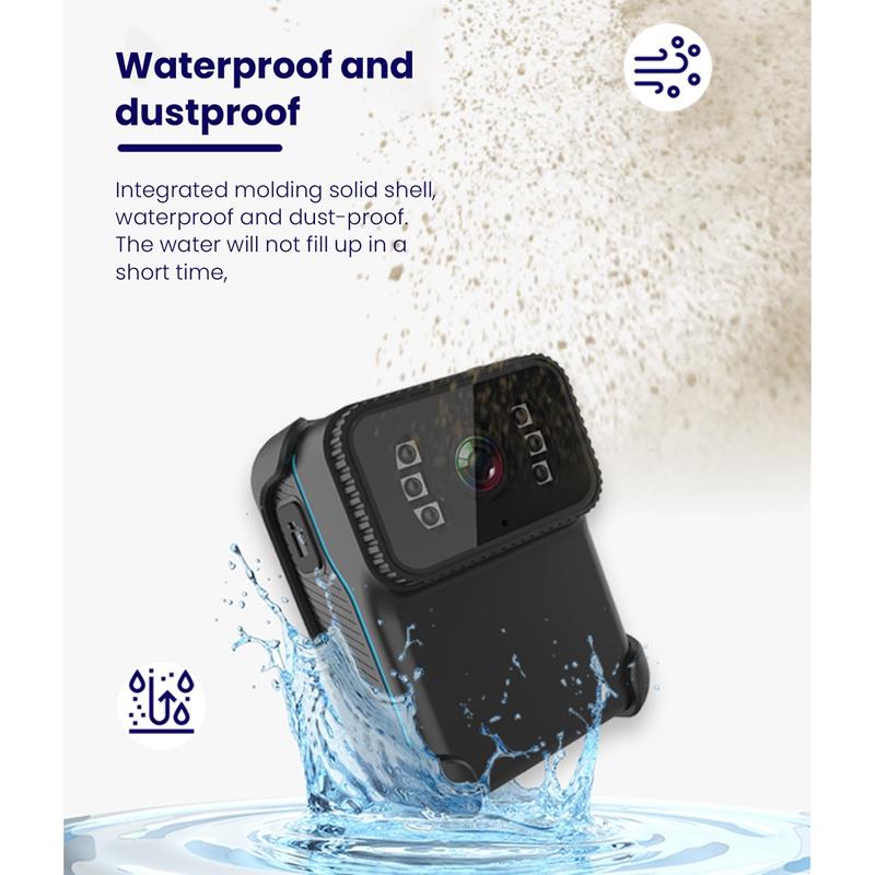 CS02 1080P HD Camera hành động cơ thể di động CS02 Quay lại Camera hành động Máy quay phim Wifi DV Ghi vòng lặp