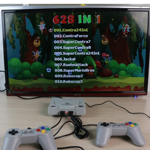 Máy Chơi Game Cầm Tay Mini 4 Nút 2 người chơi 628+20 Trò HDMI - MCG Kết Nối Tivi Hình Ảnh Siêu Sắc Nét phiên bản cầm tay cao cấp nhất thế hệ 2021