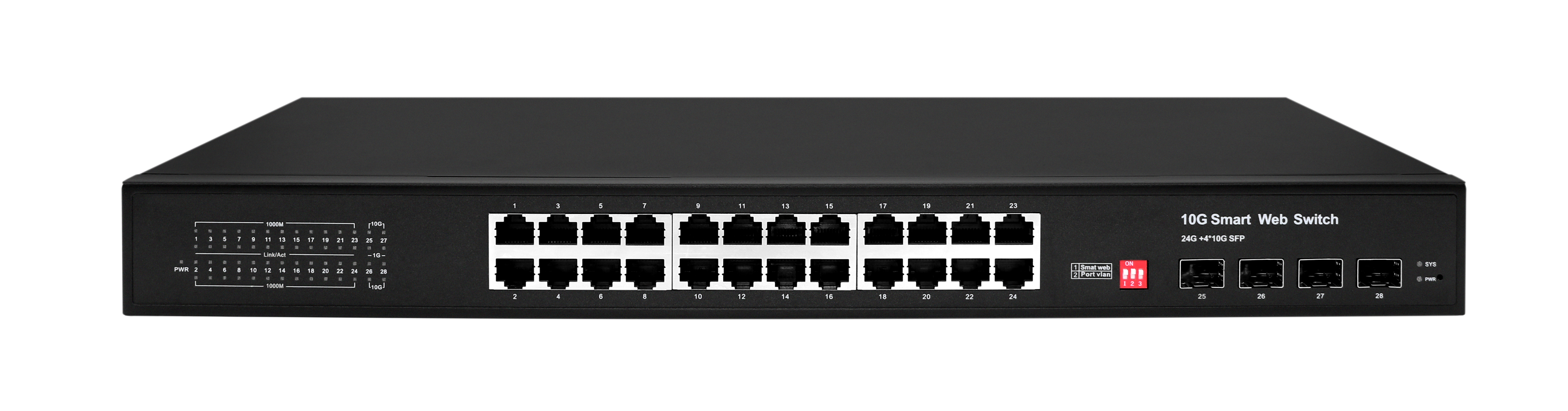 28 Port Managed Web Smart Gigabit Switch- Xmethod Network - Hàng nhập khẩu