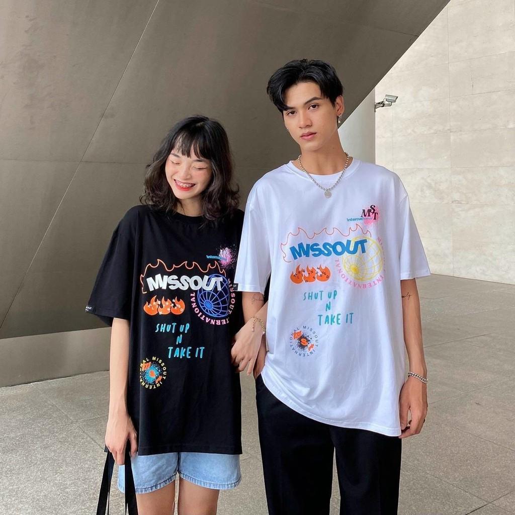 Áo thun unisex tay lỡ MST SQUAD TEE vải dày mịn cực đẹp || Hany Shop