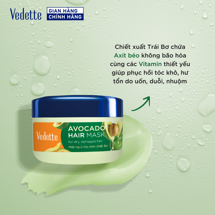 Mặt Nạ Ủ Tóc Vedette Ô-liu 145ml