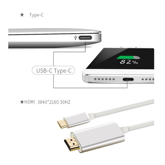 Cáp HDMI MHL cho điện thoại Android Type-C dài 2m