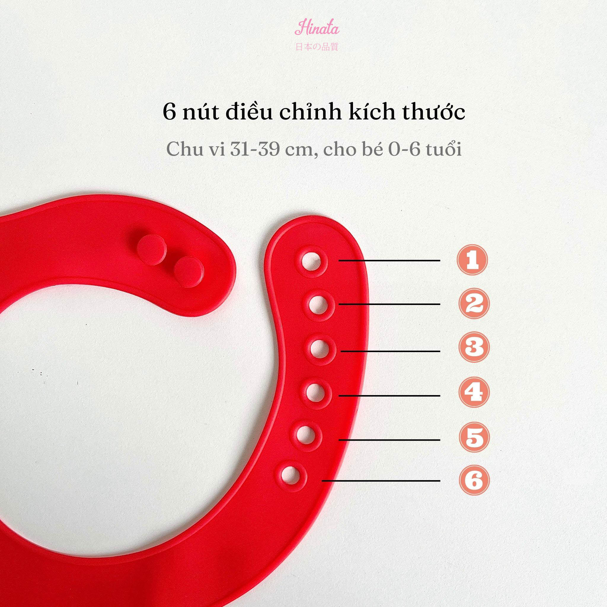 Set 2 Yếm silicone trẻ em em bé ba chiều không thấm nước Y09