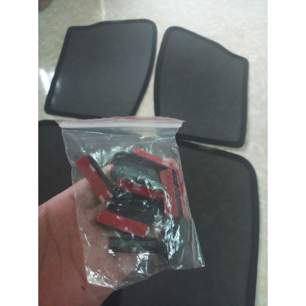 Rèm che nắng xe MG HS, 1 bộ 4 cánh có hít nam châm cao cấp