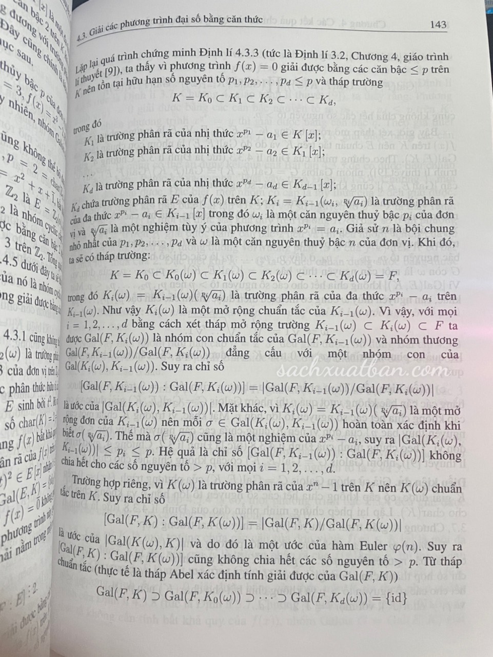 Sách Bài Tập Lý Thuyết Galois