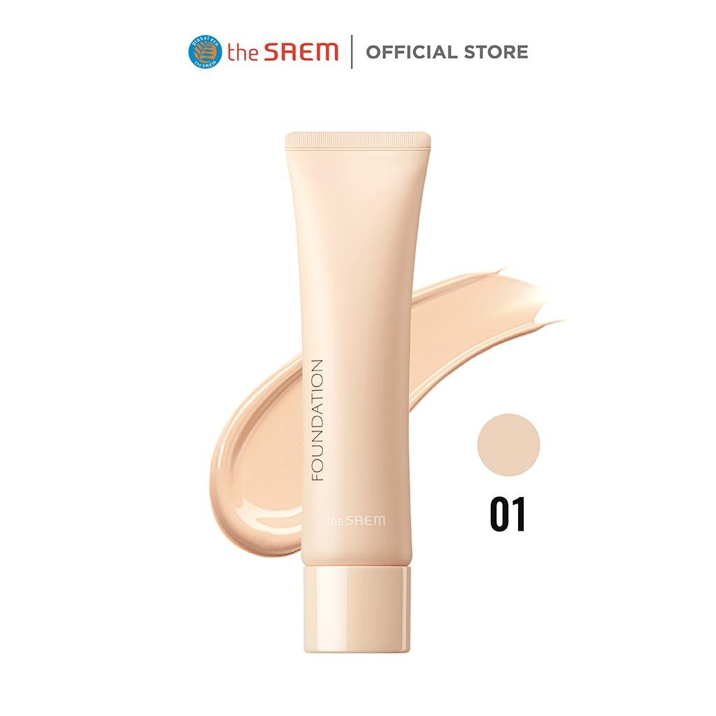 Kem Nền The SAEM Saemmul Airy Cotton Foundation SPF30/PA++ 30g