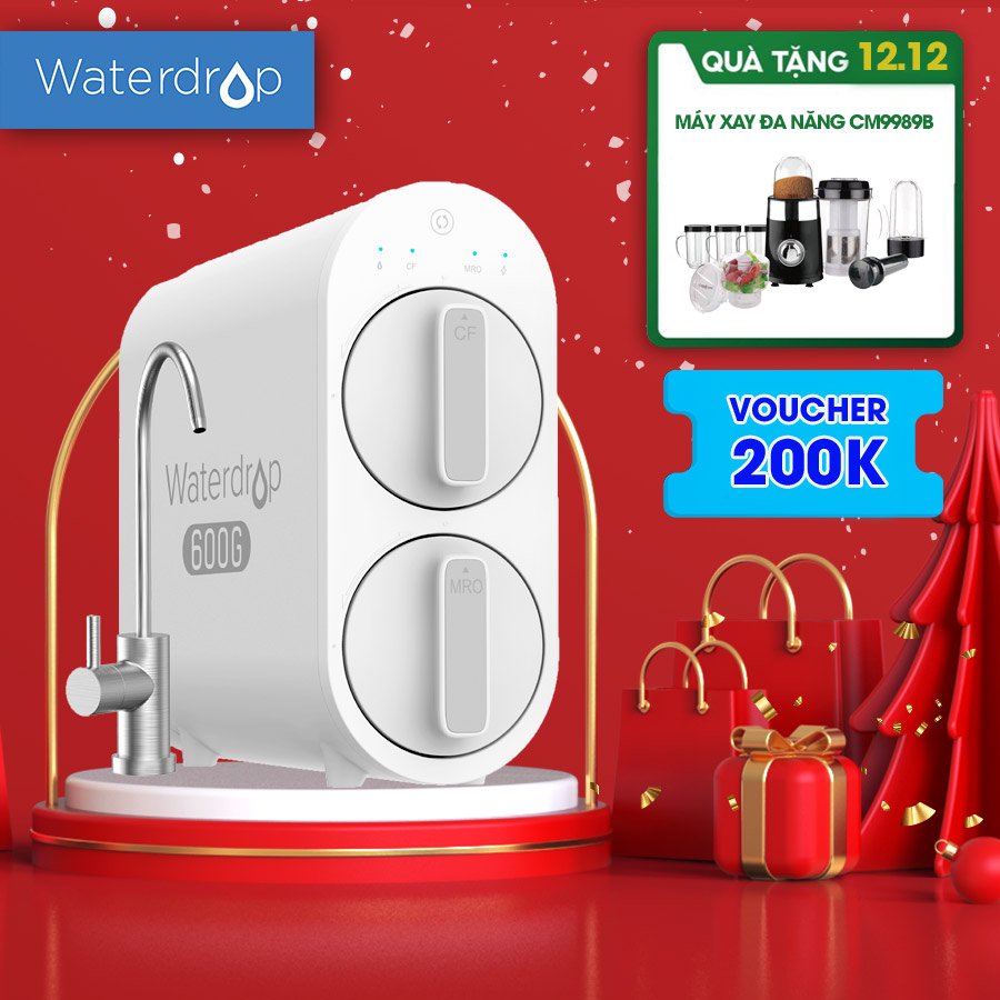 Bộ lọc nước RO Waterdrop WD-G2P600-W cho gia đình