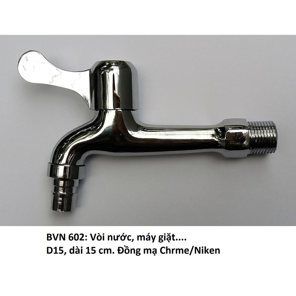 Vòi nước bằng đồng mạ chrome BVN 602