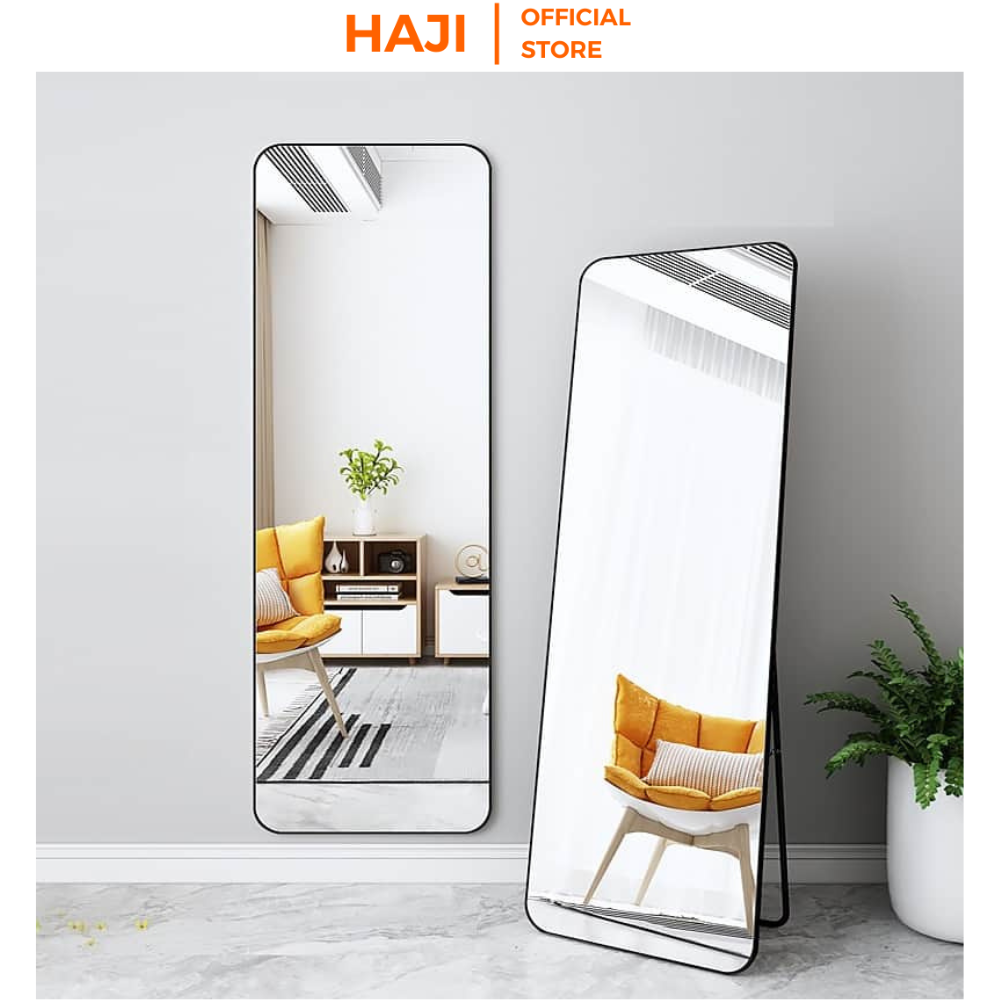 Gương soi toàn thân di động cao cấp chống vỡ decor không gian xinh xắn thương hiệu HAJI NA01